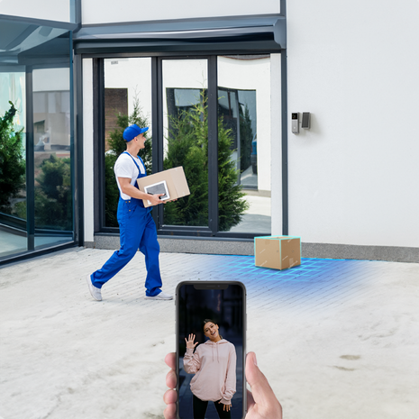 Ezviz EP3x Pro slimme videodeurbel op batterijen met zonnepaneel 2K