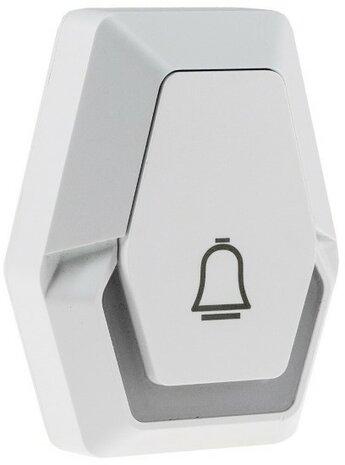 Pilota Porta draadloze deurbel 400 meter bereik op batterijen + flitslicht