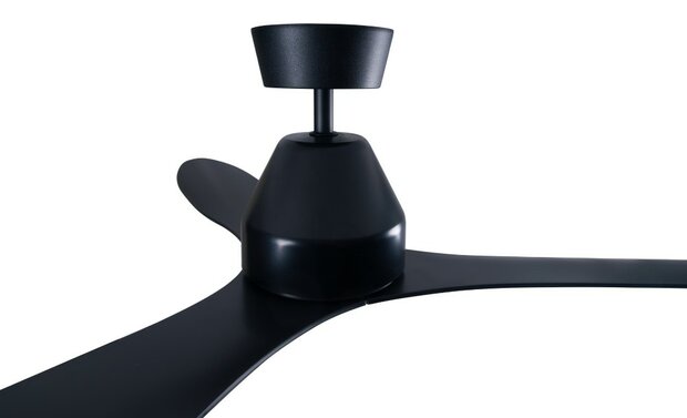 Beacon Whitehaven plafondventilator zwart 142 cm 213041 bovenzijde bladen