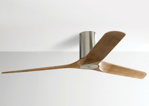 Beacon 21610249 Londo plafondventilator chroom teak 132 cm