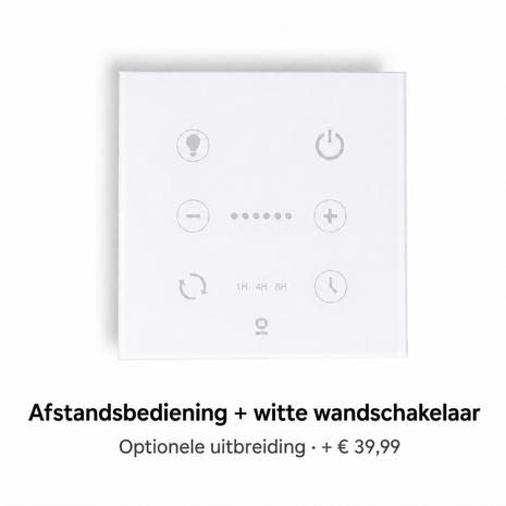 Faro Barcelona wandschakelaar wit