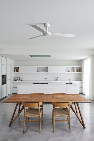 Faro Barcelona 34297 Rudder L plafondventilator wit/essen 132 cm in keuken