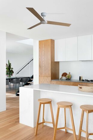 Faro Barcelona 34297 Rudder L plafondventilator wit/essen 132 cm in keuken