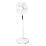 Nedis FNST16CWT40 staande ventilator met modern wit design Nedis FNST16CWT40 staande ventilator met modern wit design