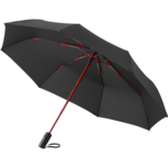 Fare Colorline 5644 extra grote zakparaplu zwart rood Fare Colorline 5644 extra grote zakparaplu zwart rood