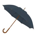 Eco bamboe paraplu windproof marineblauw met haak Eco bamboe paraplu windproof marineblauw met haak