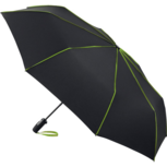 Fare Seam 5639 extra grote zakparaplu zwart lime Fare Seam 5639 extra grote zakparaplu zwart lime