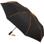Fare Seam 5639 extra grote zakparaplu zwart oranje Fare Seam 5639 extra grote zakparaplu zwart oranje