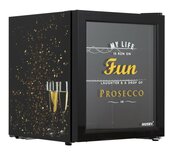 Husky mini koelkast met prosecco opdruk 48 liter Husky mini koelkast met prosecco opdruk 48 liter
