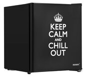 Husky mini koelkast keep calm and chill out design 43 liter Husky mini koelkast keep calm and chill out design 43 liter