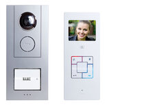 M-E Vistus VD ALU-6310 S video intercom deurbel met 1 beldrukker knop zilver M-E Vistus VD ALU-6310 S video intercom deurbel met 1 beldrukker knop zilver