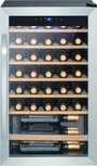 ProfiCook WK1235 glasdeur wijnkoelkast 36 flessen met UV-werend glas ProfiCook WK1235 glasdeur wijnkoelkast 36 flessen met UV-werend glas