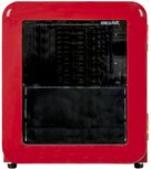 Exquisit KB50-RETRORED mini koelkast met retro design en glazen deur rood 48 liter Exquisit KB50-RETRORED mini koelkast met retro design en glazen deur rood 48 liter