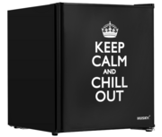 Husky mini koelkast keep calm and chill out design 43 liter Husky mini koelkast keep calm and chill out design 43 liter