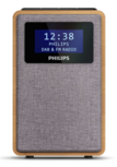 Philips TAR5005/10 DAB+/FM tafelradio tuner met houten behuizing grijs Philips TAR5005/10 DAB+/FM tafelradio tuner met houten behuizing grijs