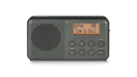 Sangean DPR-64 Grey-Black DAB+/FM-RDS digitale oplaadbare zakradio grijs zwart Sangean DPR-64 Grey-Black DAB+/FM-RDS digitale oplaadbare zakradio grijs zwart