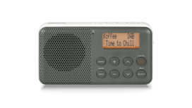 Sangean DPR-64 Grey-White DAB+/FM-RDS digitale oplaadbare zakradio grijs wit Sangean DPR-64 Grey-White DAB+/FM-RDS digitale oplaadbare zakradio grijs wit
