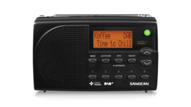 Sangean DPR-65 DAB+/FM-RDS digitale compacte en oplaadbare radio zwart Sangean DPR-65 DAB+/FM-RDS digitale compacte en oplaadbare radio zwart