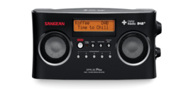 Sangean DPR-25+ Black DAB+/FM-RDS digitale oplaadbare stereo radio zwart Sangean DPR-25+ Black DAB+/FM-RDS digitale oplaadbare stereo radio zwart