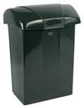 Klassieke PTT stijl brievenbus groen met slot Klassieke PTT stijl brievenbus groen met slot