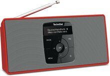 Technisat DIGITRADIO 2 S DAB+/FM radio met bluetooth rood/zilver Technisat DIGITRADIO 2 S DAB+/FM radio met bluetooth rood/zilver